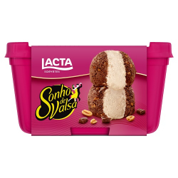 sorvete lacta pote 485g sonho de valsa