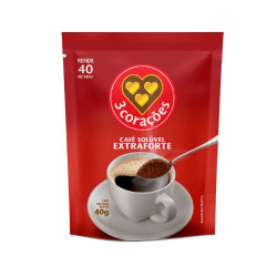 cafe soluvel 3 coracoes 40g sache extra forte