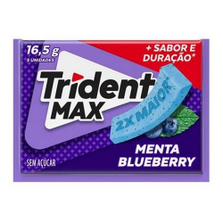 chicle trident menta blueberry