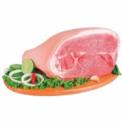 carne suina pernil com pele bandeja 1.6kg