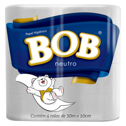 papel higieni bob folha simple neutro 30mt pa 4x30mt