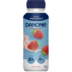 iogurte danone mais proteinas 220g morango