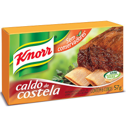 caldo knorr costela c/ 06 cubos 57g