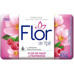 sabonete em barra flor de maca e framboesa flor de ype cartucho 85g