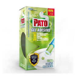 desodorizador sanitario gel adesivo citrus pato - 38g refil