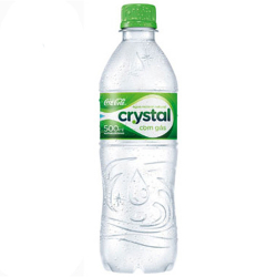 agua mineral crystal com gas 500ml