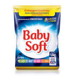 detergente po baby soft 1,6kg cartucho concentrado