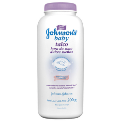 talco johnson s baby hora do sono 200g