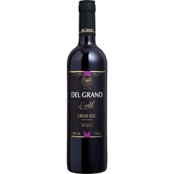 vinho del grano 750ml tinto demi-sec