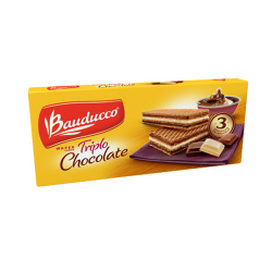 wafer bauducco triplo chocolate 140g