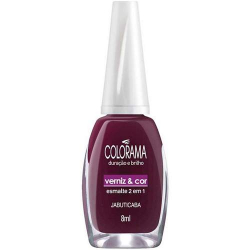 esmalte colorama colorama 8ml verniz e cor jabuticaba