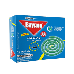 inseticida baygon espiral com 10 unidades