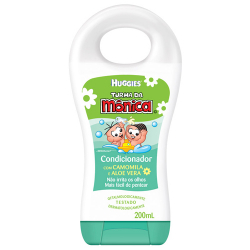 condicionador turma da monica huggie camomila e aloe vera 200ml