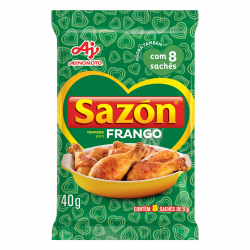 tempero para frango sazon pacote 40g 8 unidades