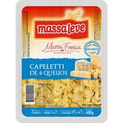capeletti massa leve 400g queijo