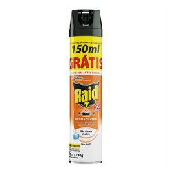 raid mult insetos aerosol leve 450ml pague 300ml
