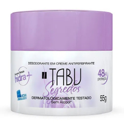 desodorante creme tabu segredos 55g