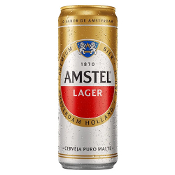 cerveja amstel lager lt.350ml sleek