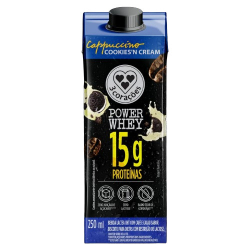 bebida lactea 3 coracoes power whey 15g 250ml cookies