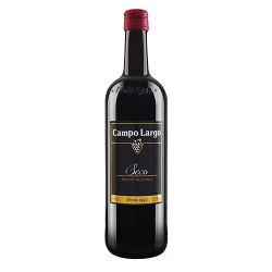 vinho campo largo tinto seco de mesa 750ml