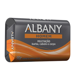 sabonete albany masculino laranja multiacao 85g