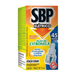 inseticida sbp eletrico oleo de citronela refil 35ml