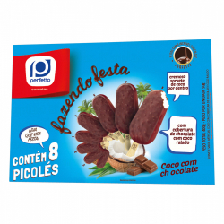 pack picole coco cobertura chocolate e coco ralado perfetto fazendo festa caixa 400g 8 unidades