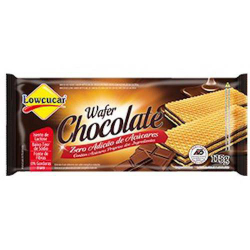biscoito lowcucar wafer zero acucares chocolate 115g