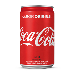 refrigerante coca cola tradicional lata 220ml