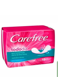 protetor diario carefree brisa sem perfume com 15 unids.