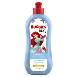 creme para pentear huggies kids 360ml hidratacao e brilho