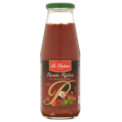 molho de tomate la pastina passata rustica com manjericao vidro 680gr