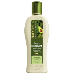 shampoo bioextratus pos-quimica abacate e jojoba 250ml