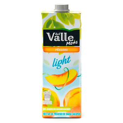 nectar del valle mais sabor pessego light 1l