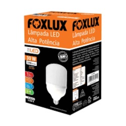 lampada foxlux led 30w 6500k bivolt