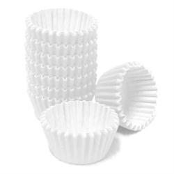 forminha de papel branca numero 2 100 unidades