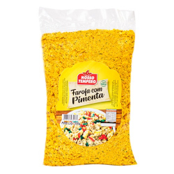 farofa pronta nosso tempero 250g com pimenta