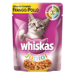 alimento whiskas filhotes sabor frango 85g