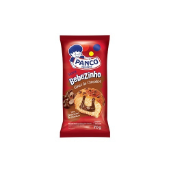 bolo panco bebezinho recheado gotas chocolate 70gr