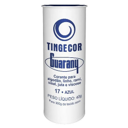 corante tingercor guarany no 15 azul 40g