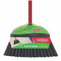 vassoura condor com cabo plastico v52 v.f. un