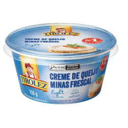 creme de queijo minas frescal light 150g