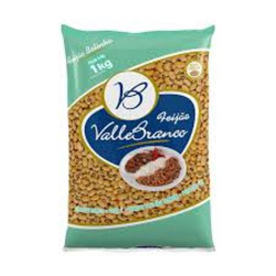 feijao bolinha tipo 1 valle branco pacote 1kg