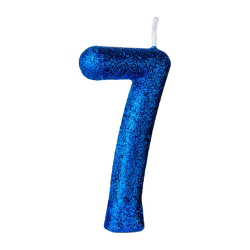 regina vela cintilante azul n.7