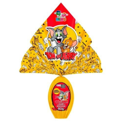 ovo pascoa divino kids 80g tom e jerry
