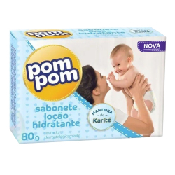 sabonete pom pom infantil hidratante 80gr