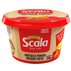 manteiga scala 200g s/sal