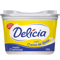 margarina delicia cremosa com sal 500g