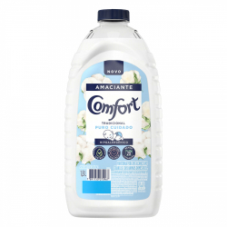 amaciante de roupa diluido tradicional puro cuidado comfort frasco 1,8l
