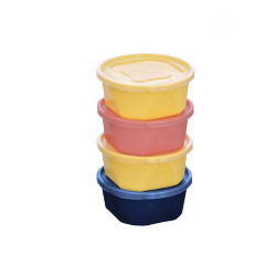 kit pote organizador jaguar c/4 740ml redondo nude